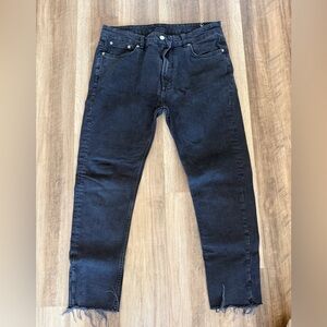 Zara Charcoal Denim Pants